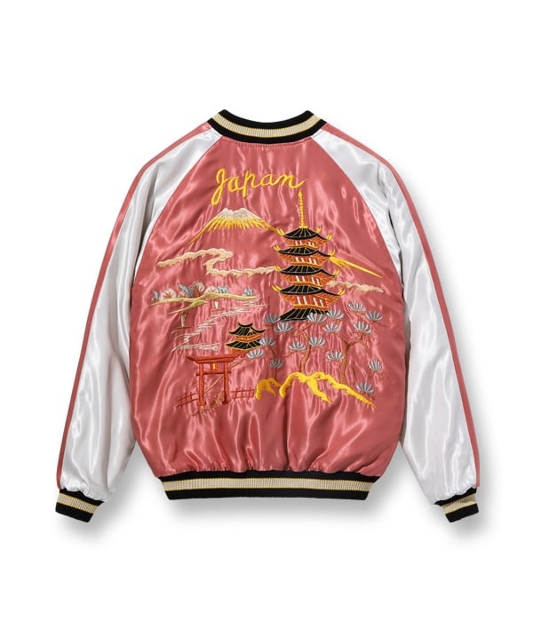テーラー東洋スカジャン ACETATE SOUVENIR JACKET “WHITE DRA