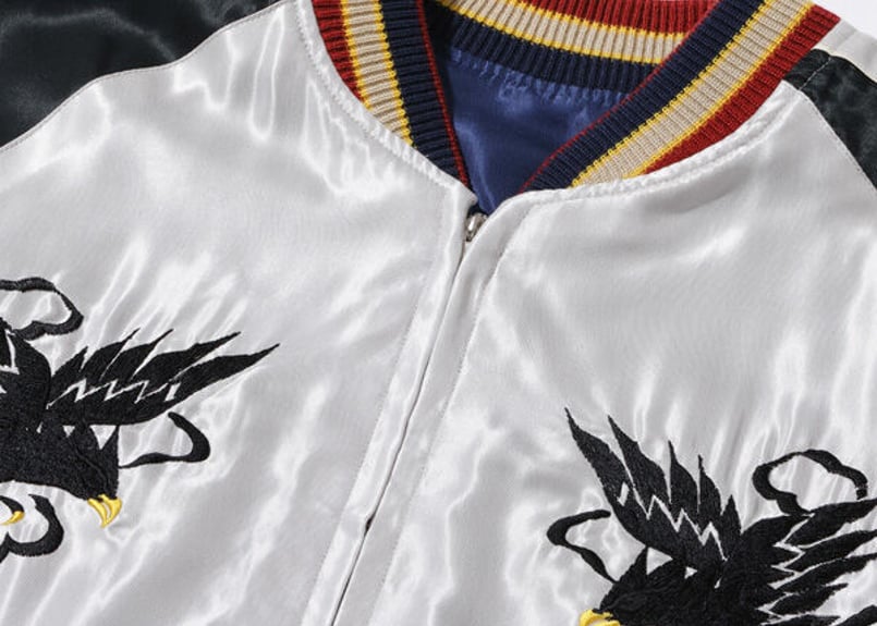 極美品・タグ付き✨ テーラー東洋 別珍 ホワイトタイガー イーグル キルティング 極美品・タグ付き✨ テーラー東洋 別珍 ホワイトタイガー イーグル