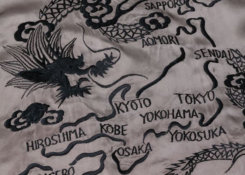 テーラー東洋 港商 限定Acetate Souvenir Jacket KOSHO & CO