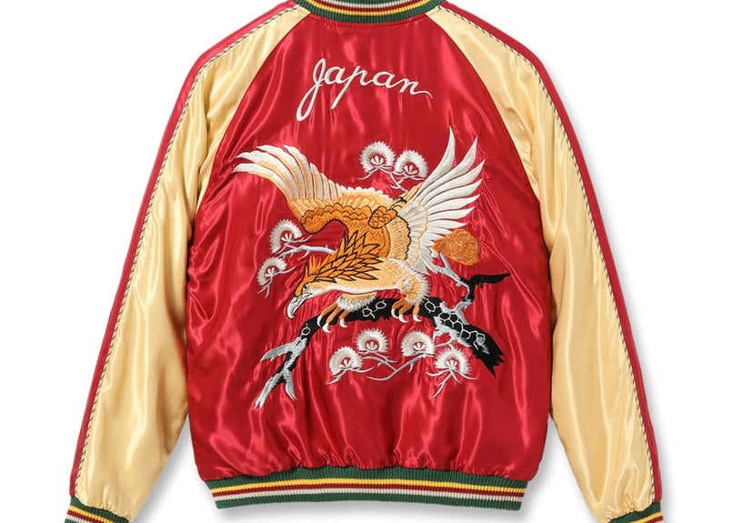 テーラー東洋スカジャン ACETATE SOUVENIR JACKET“EAGLE” × “