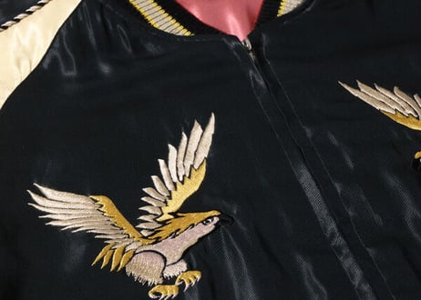 テーラー東洋スカジャン  ACETATE SOUVENIR JACKET “JAPAN MAP” × “EAGLE & DRAGON”
