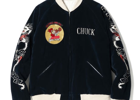 【限定】別珍 港商 “BUZZ RICKSONS” × “KOSHO & CO.” SPECIAL EDITION 334th FTR. BOMB. SQ. CHITOSE JAPAN