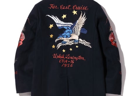 テーラー東洋SUKA PEA COAT “BUZZ RICKSON'S 30th ANNIVERSARY MODEL USS LEXINTON CVA-16 SUKA EMBROIDERY”