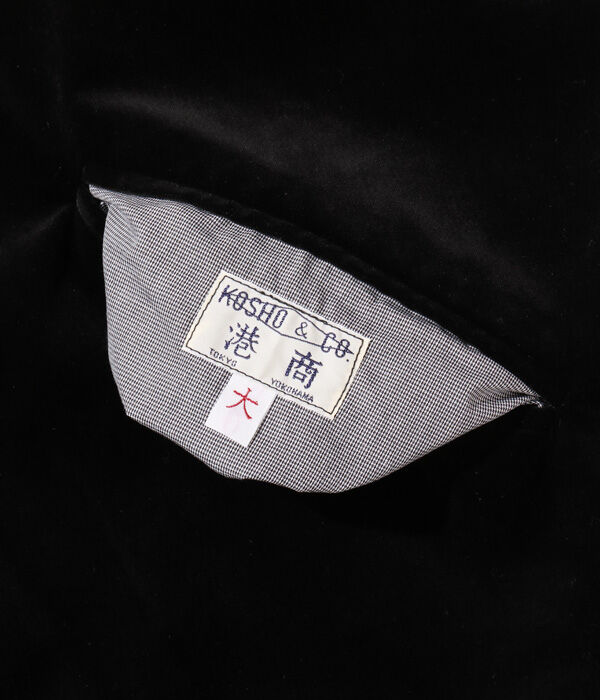港商スカジャン Velveteen × Acetate Souvenir Jacket “K