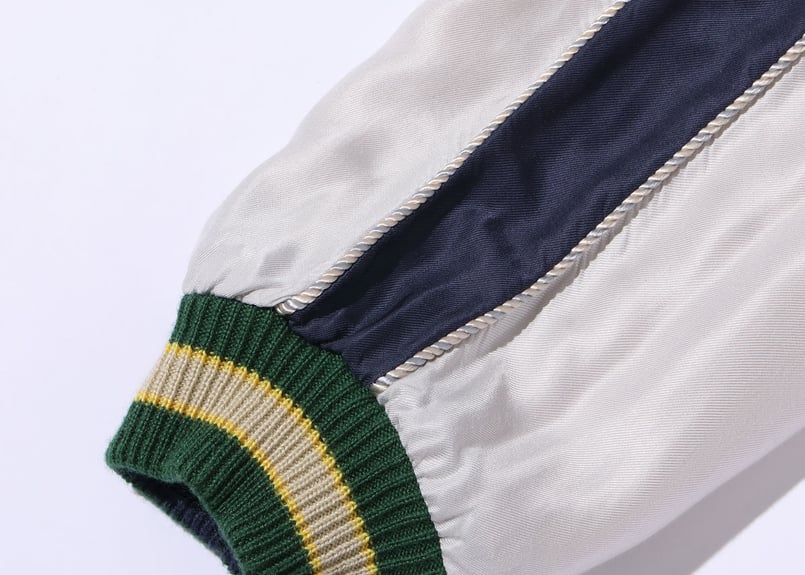 テーラー東洋 リバーシブルアセテートスカジャン・エージングモデル