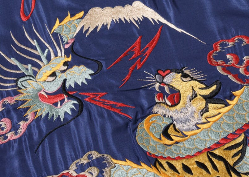 50s 60s スカジャン オリジナル 別珍 中綿無し