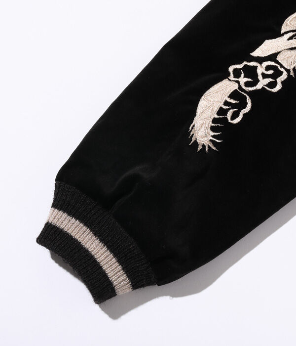 港商スカジャン Velveteen × Acetate Souvenir Jacket “K 港商スカジャン Velveteen × Acetate Souvenir Jacket “K