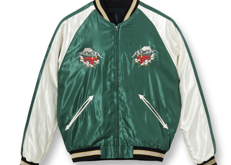 テーラー東洋スカジャン ACETATE SOUVENIR JACKET “WHITE DRA テーラー東洋スカジャン ACETATE SOUVENIR JACKET “WHITE DRA