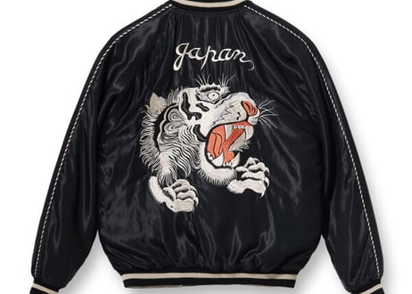 TAILOR TOYO テーラー東洋 ACETATE SOUVENIR JACKET“TIGER HEAD” × “CHEVY LOVER”