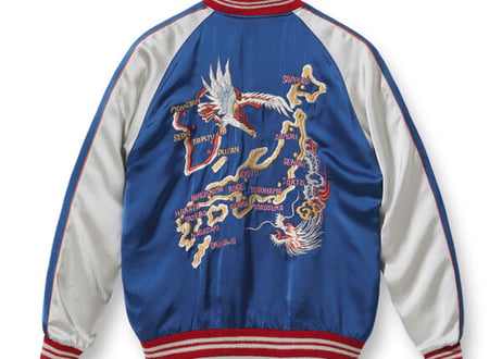 テーラー東洋 港商  限定“KOSHO & CO.” SPECIAL EDITION SOUVENIR JACKET“JAPAN MAP” × “CHERRY BLOSSOMS & EAGLE”