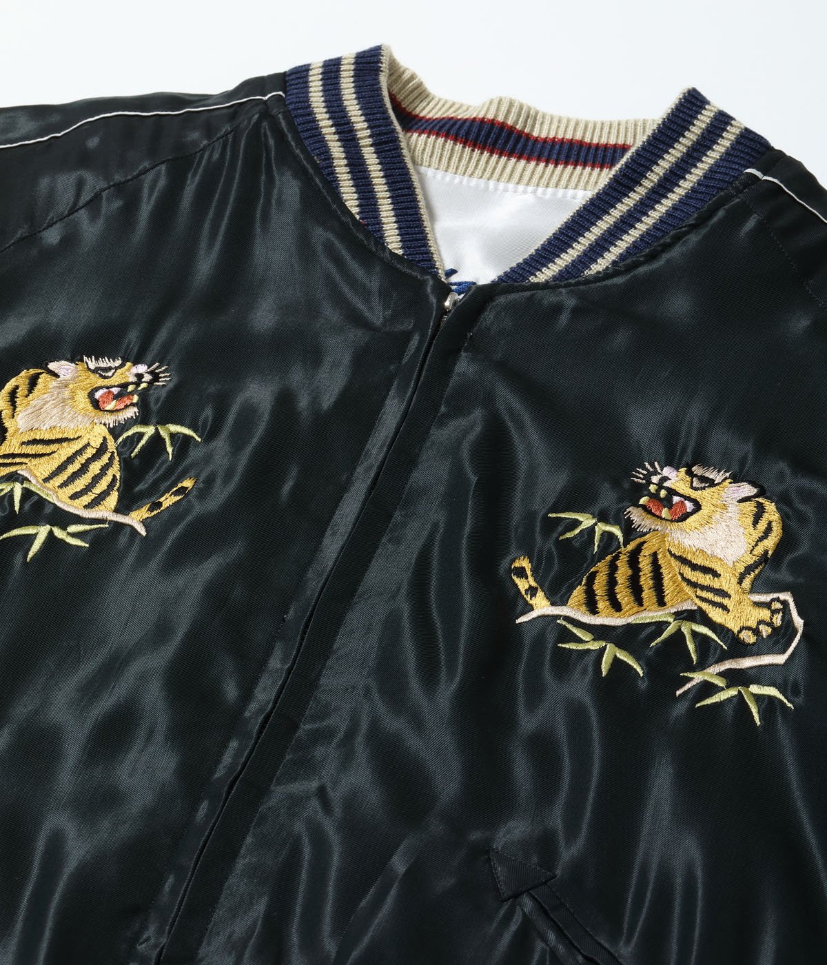【ここから値下げしません】\"RED EAGLE\" × \" TIGER HEAD\" テーラー東洋スカジャン ACETATE SOUVENIR JACKET “RED EAGLE
