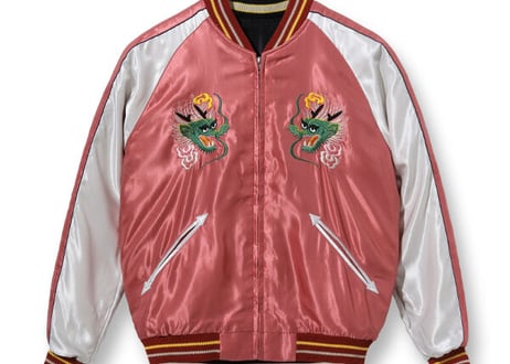 テーラー東洋スカジャン  ACETATE SOUVENIR JACKET “JAPAN MAP” × “EAGLE & DRAGON”