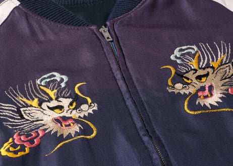テーラー東洋スカジャン Acetate Souvenir Jacket“EAGLE” × “DRAGON” (AGING MODEL)