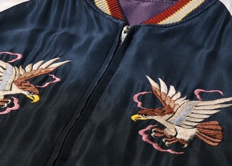 テーラー東洋スカジャン Acetate Souvenir Jacket“EAGLE” × “DRAGON” (AGING MODEL)