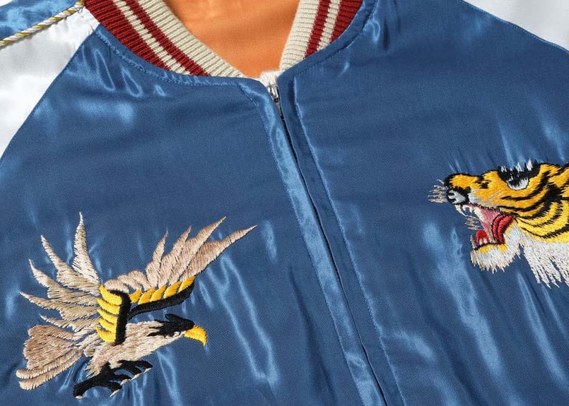 テーラー東洋スカジャン Acetate Souvenir Jacket “TIGER HEA