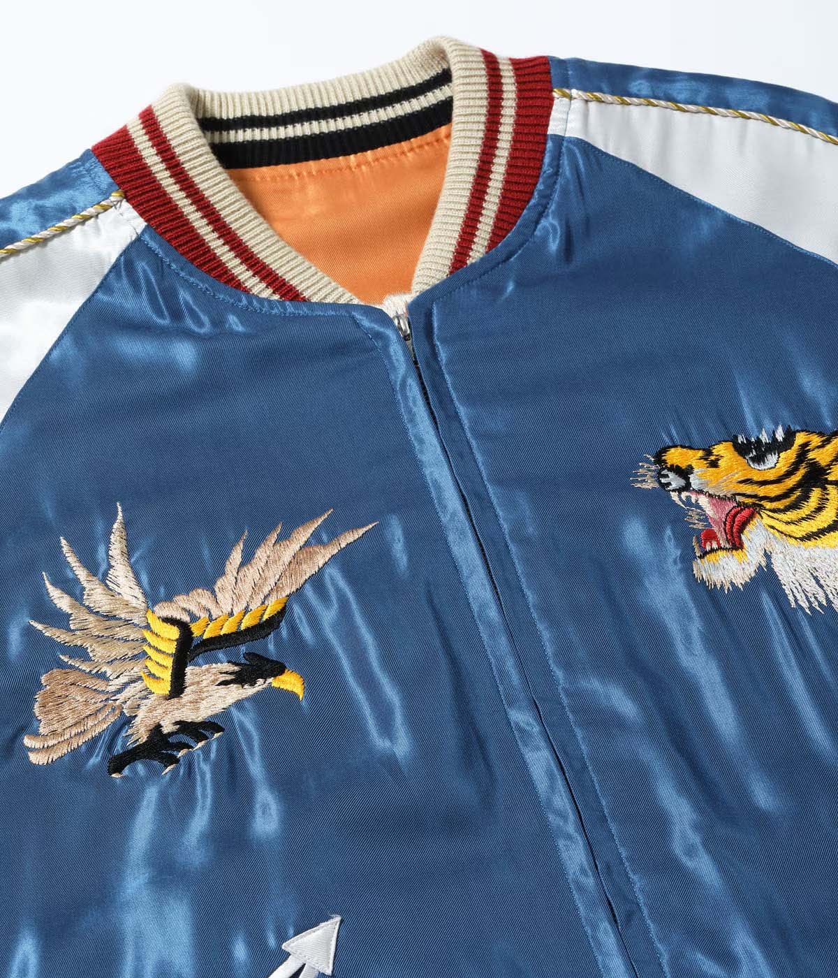 テーラー東洋スカジャン Acetate Souvenir Jacket “TIGER HEA
