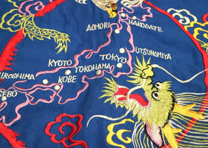 テーラー東洋スカジャン ACETATE SOUVENIR JACKET AGING MODEL テーラー東洋スカジャン ACETATE SOUVENIR JACKET AGING MODEL