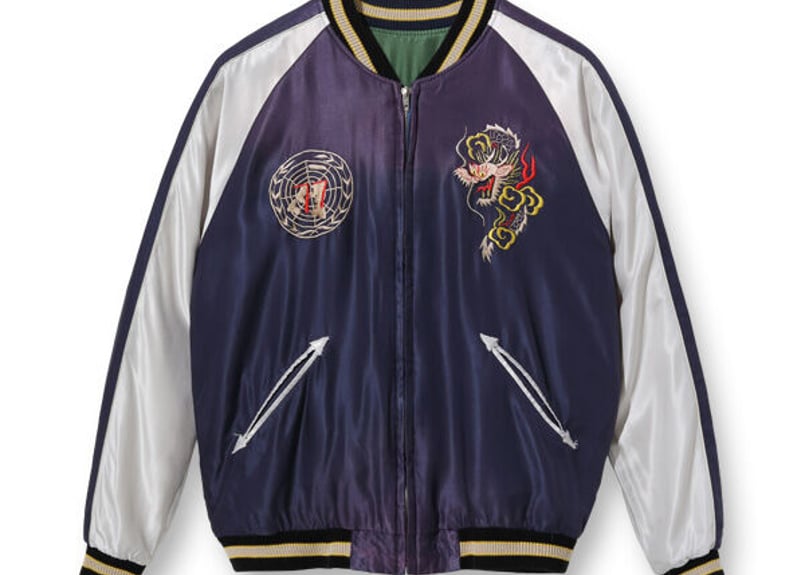 美品　テーラー東洋　US Navy スカジャン M TAILOR TOYO テーラー東洋 スカジャン Mid 1950s Style Acetate