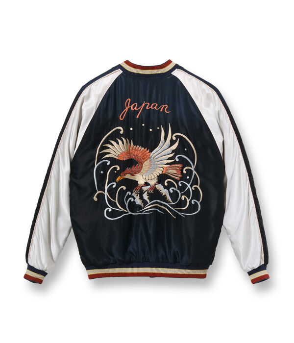 テーラー東洋 スカジャン エイジング加工モデル EAGLE × DRAGON テーラー東洋スカジャン Acetate Souvenir Jacket“EAGLE” × “D