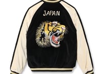 初復刻 べっちん テーラー東洋スカジャン 別珍中綿無Velveteen (Two-tone)×Acetate Souvenir Jacket “TIGER HEAD” × “GOLD DRAGON”