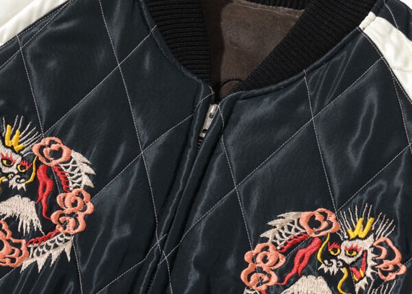 テーラー東洋スカジャン 別珍 Velveteen Souvenir Jacket “BLACK テーラー東洋スカジャン 別珍 Velveteen Souvenir Jacket “BLACK
