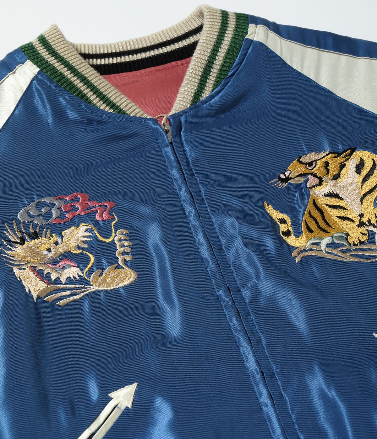 スカジャン　ジャケット テーラー東洋スカジャン ACETATE SOUVENIR JACKET“WHITE EAGL
