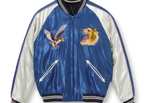 テーラー東洋スカジャン  ACETATE SOUVENIR JACKET “ROARING TIGER” × “SPIDERWEB, SNAKE AND SKULL”