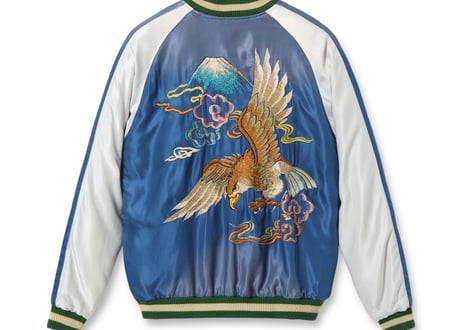 テーラー東洋スカジャン Acetate Souvenir Jacket “DRAGON HEAD” × “EAGLE” (AGING MODEL)