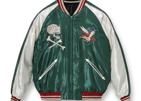 TAILOR TOYO テーラー東洋 ACETATE SOUVENIR JACKET“TIGER HEAD” × “CHEVY LOVER”