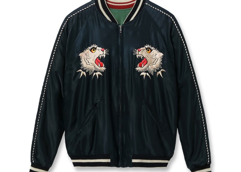 テーラー東洋スカジャン Acetate Souvenir Jacket “TIGER HEAD