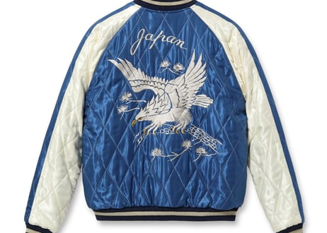 テーラー東洋スカジャン 別珍(べっちん) Velveteen Souvenir Jacket “ROARING TIGER” × “WHITE EAGLE”