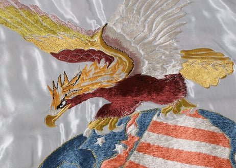 テーラー東洋スカジャン  ACETATE SOUVENIR JACKET “EAGLE” × “JAPAN MAP”