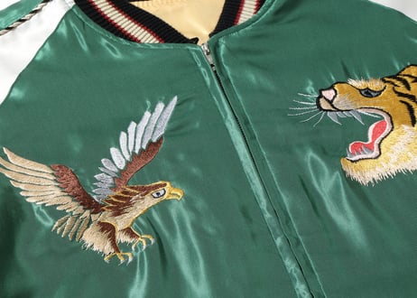 テーラー東洋スカジャン  ACETATE SOUVENIR JACKET“DRAGON × TIGER” × “EAGLE”