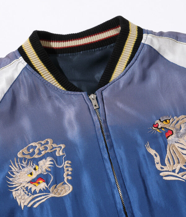 テーラー東洋スカジャン Acetate Souvenir Jacket “BLACK EAGL