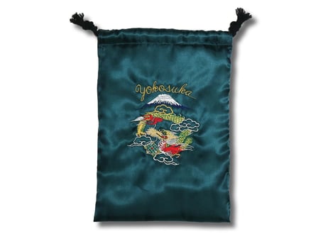 MIKASAオリジナル スカジャン巾着　日本製 Original Drawstring bag Made in JAPAN