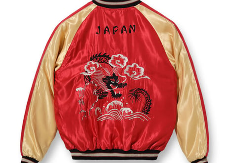 テーラー東洋スカジャン  ACETATE SOUVENIR JACKET “EAGLE”×“BLACK DRAGON”