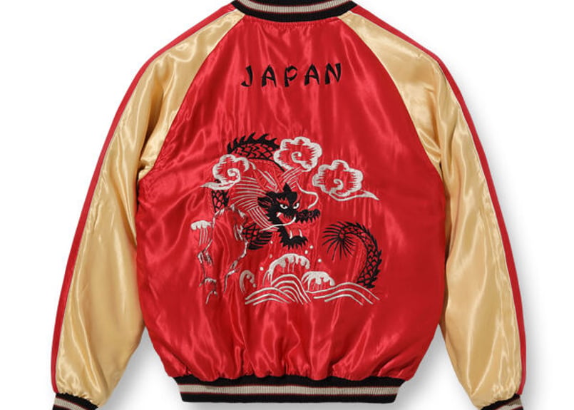 テーラー東洋スカジャン ACETATE SOUVENIR JACKET “EAGLE”×“B