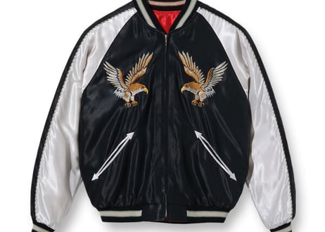 テーラー東洋スカジャン  ACETATE SOUVENIR JACKET “EAGLE”×“BLACK DRAGON”
