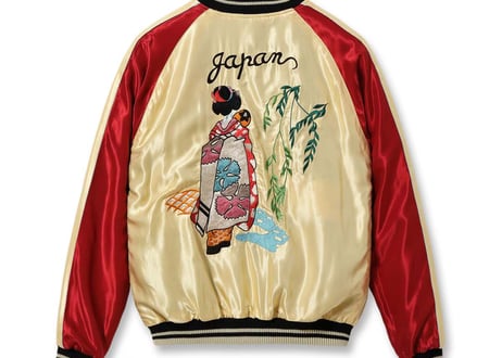 テーラー東洋スカジャン Acetate Souvenir Jacket “USS PRINCETON” × “MAIKO”