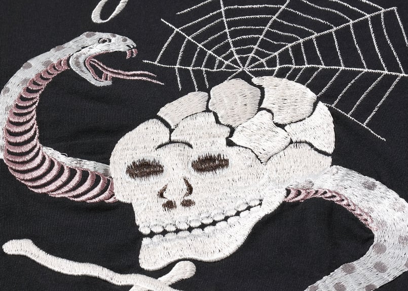 テーラー東洋 TAILOR TOYO SUKA T-SHIRT EMBROIDERED “SK