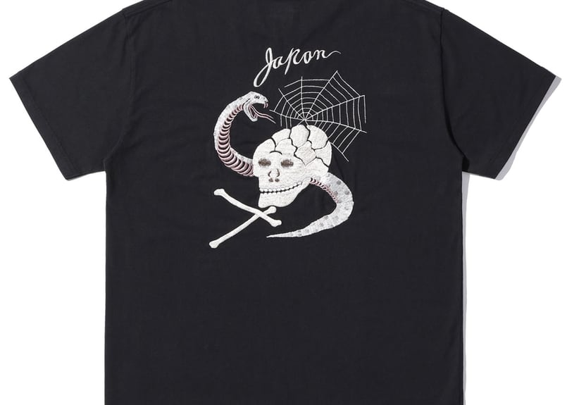 テーラー東洋 TAILOR TOYO SUKA T-SHIRT EMBROIDERED “SK