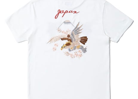 テーラー東洋 TAILOR TOYO SUKA T-SHIRT EMBROIDERED “EAGLE”スカジャンTシャツ 横須賀