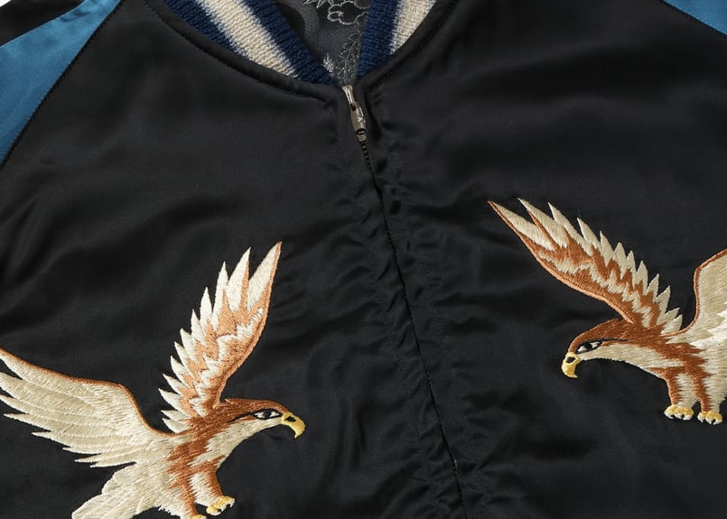 限定】港商Rayon Brocade × Acetate Souvenir Jacket