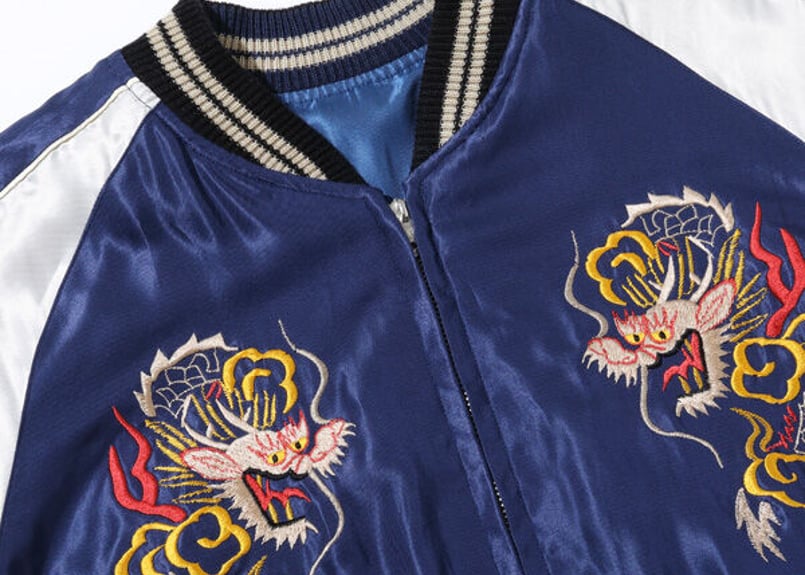 テーラー東洋 スカジャン「ROARING TIGER×EAGLE」 テーラー東洋スカジャン ACETATE SOUVENIR JACKET “ROARING T