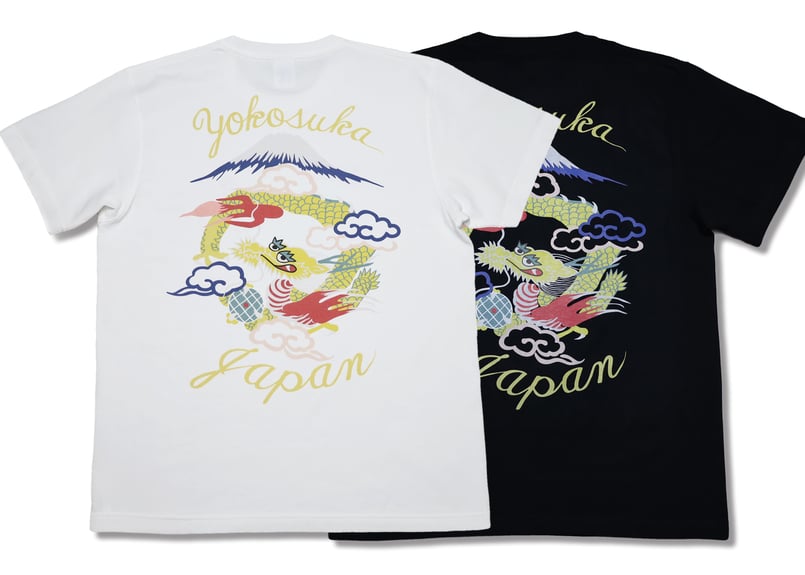 スーベニアTシャツ 龍 横須賀 オリジナル スカジャンTシャツ | MIKASA