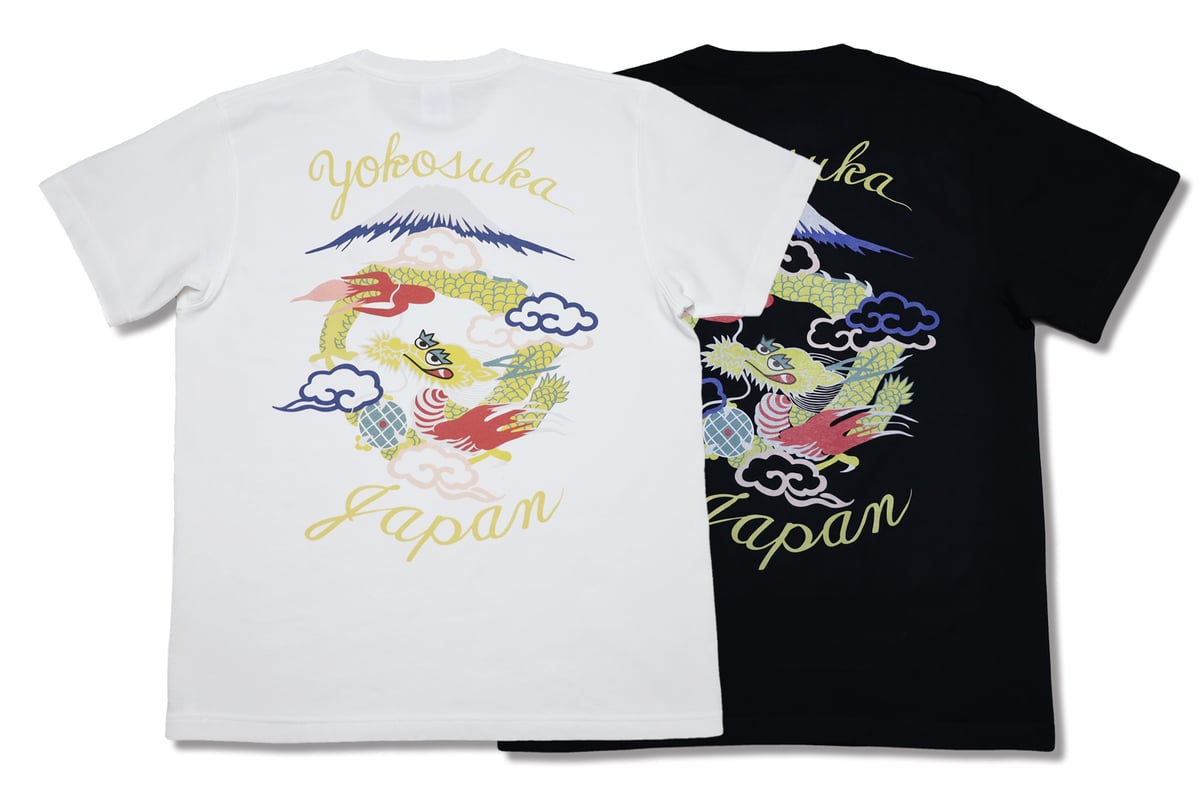 スーベニアTシャツ 龍 横須賀 オリジナル スカジャンTシャツ