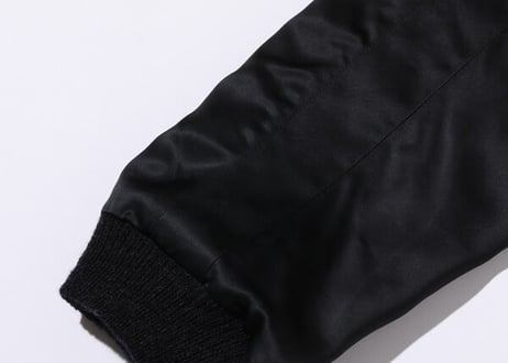 港商スカジャン  Mid 1940s Style Wool Gabardine × Acetate Souvenir Jacket  “YOKOSUKA DRAGON” × “JAPAN MAP”
