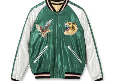 テーラー東洋スカジャン  ACETATE SOUVENIR JACKET“DRAGON × TIGER” × “EAGLE”