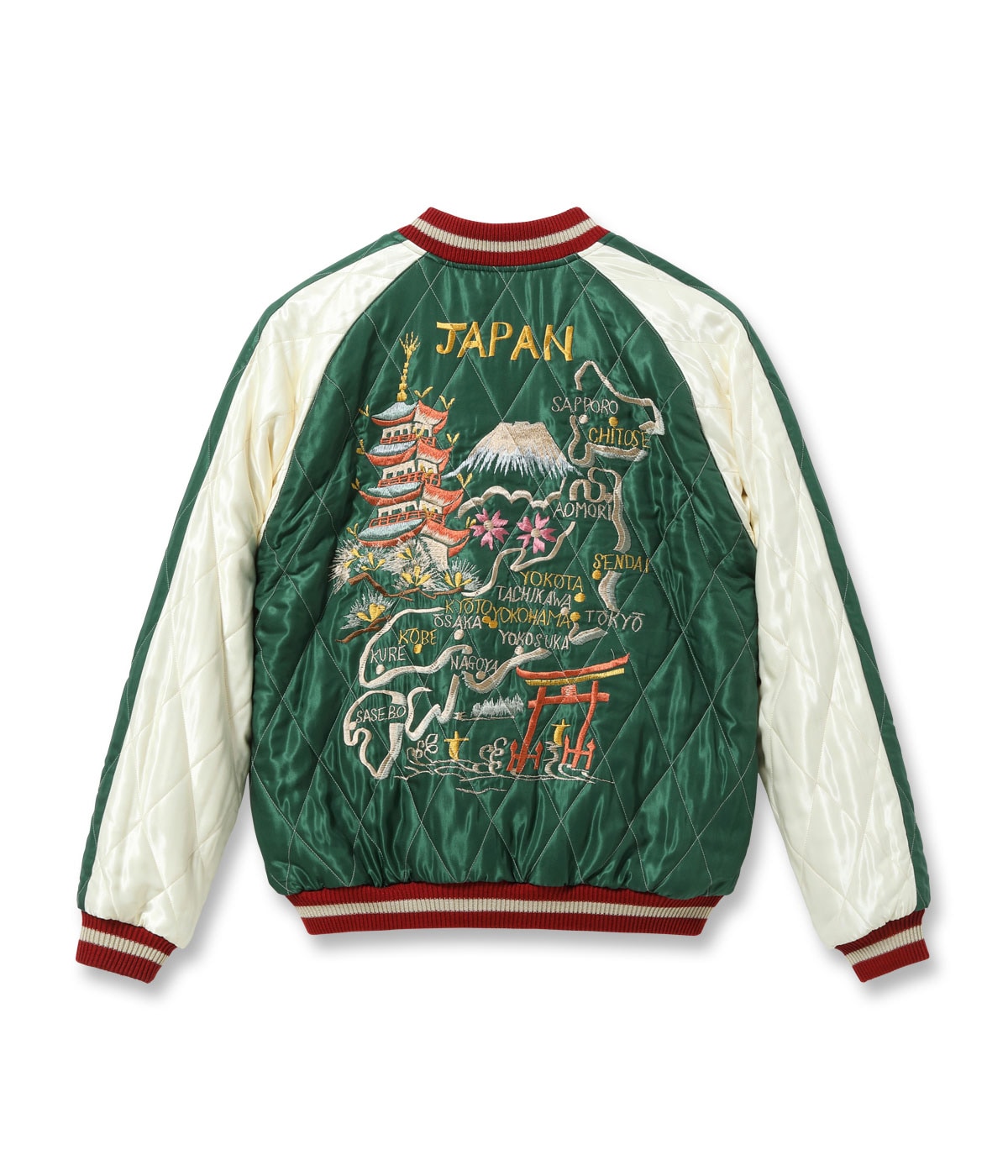 テーラー東洋 中綿キルティング スカジャン テーラー東洋スカジャン キルティング Acetate Quilted Souvenir Jac