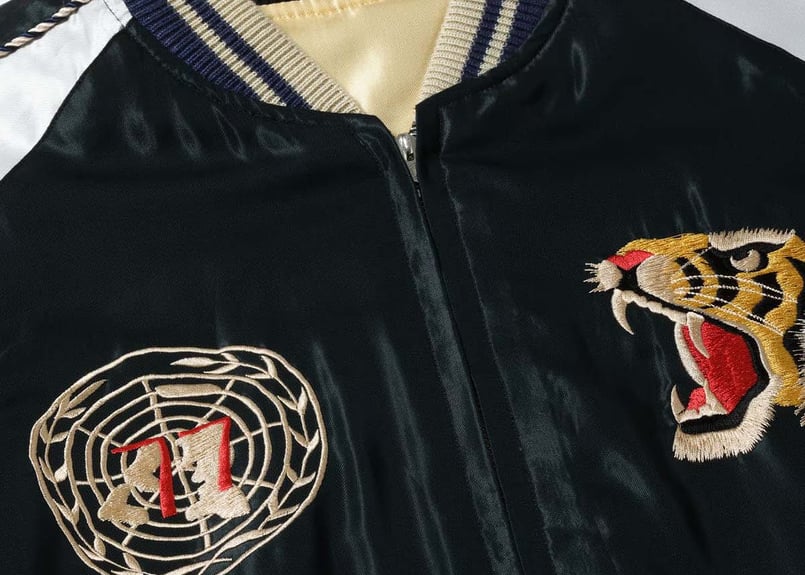 テーラー東洋スカジャン Acetate Souvenir Jacket “USS PRINCE